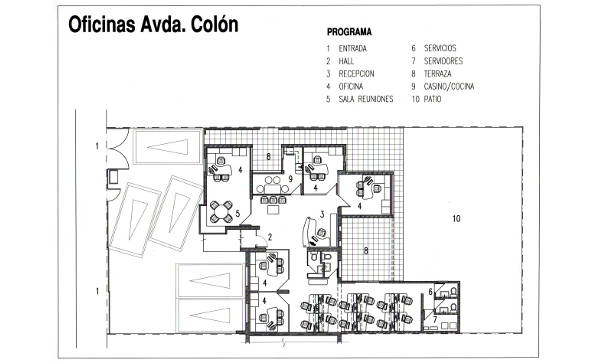 proyecto arquitectura Oficinas - Oficinas Avenida Colón 8